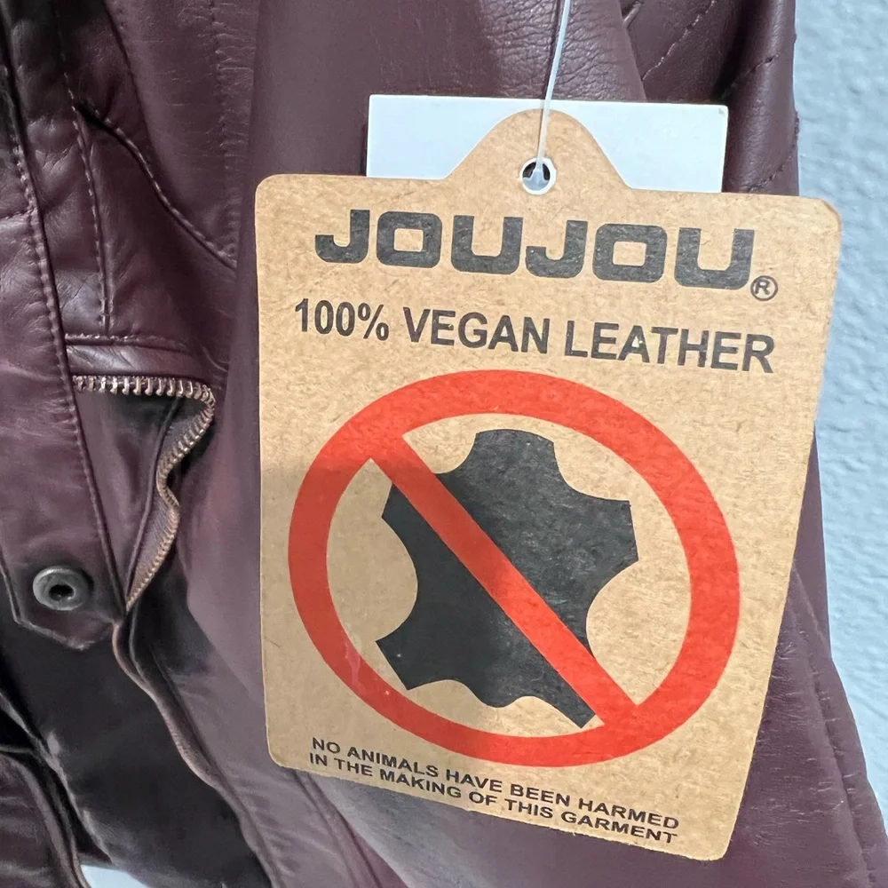 Jou Jou Faux Leather Jacket - Picture 3 of 9